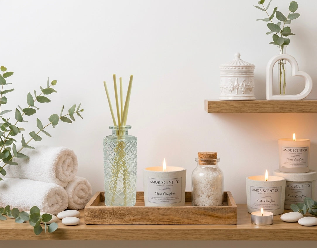 Natural Reed Diffuser – 100g Home Fragrance with High-Quality Oils and Natural Reeds.