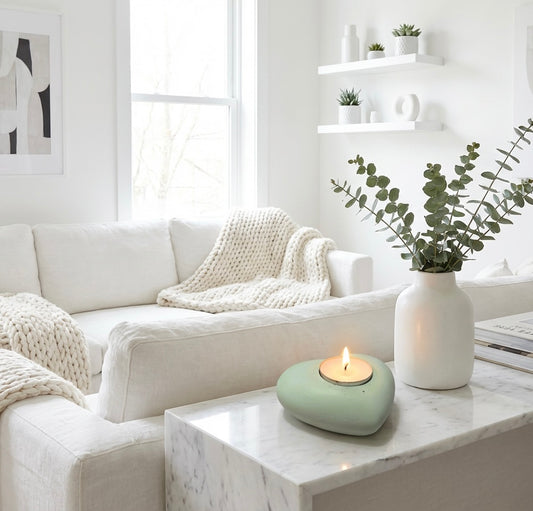 Add a touch of love, warmth, and elegance to your home with our handcrafted tea light holder, beautifully designed in a timeless heart shape. Carefully made with love and precision, this decorative candle holder creates a soft, ambient glow, bringing serenity and cozy charm to any room. Amor Scent Co