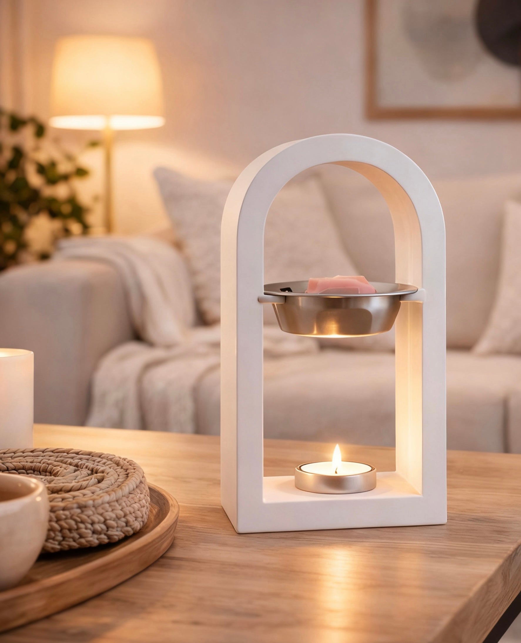 Elevate your home fragrance experience with our handcrafted Wax Burner, expertly designed for both style and functionality. Featuring a removable dish, this wax burner makes cleaning effortless while providing a clean and efficient wax melting experience.
Amor Scent Co