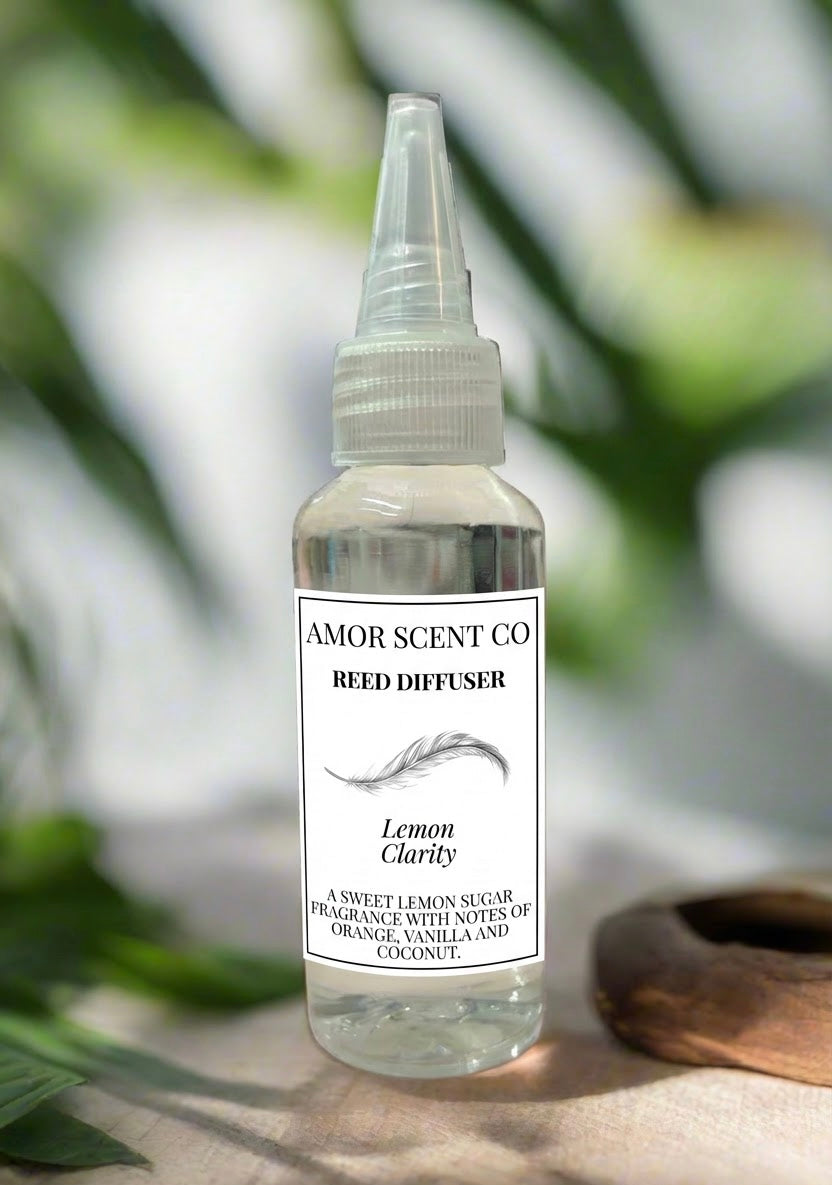 
Keep your home or car smelling fresh with our Reed Diffuser and Car Diffuser Refill – 50g. Designed for effortless topping up, each refill includes 50g of your chosen fragrance and base solution along with 5 fresh reeds to maintain a strong, consistent scent.